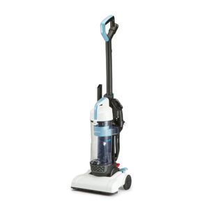 Amazon Fundamentals Light-weight Bagless Upright Vacuum Cleaner for Carpet and Laborious Flooring, Consists of Crevice and Upholstery Instruments, Removable Deal with, 1.7L Mud Cup, 720W Energy, 18ft…