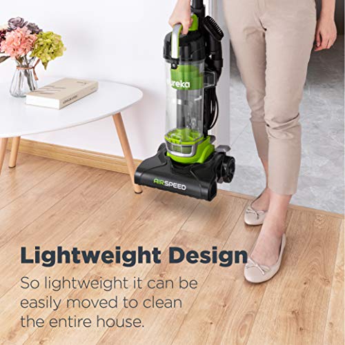 Eureka NEU10AE4 Airspeed Extremely-Gentle Compact Bagless Upright Vacuum Cleaner, Crimson